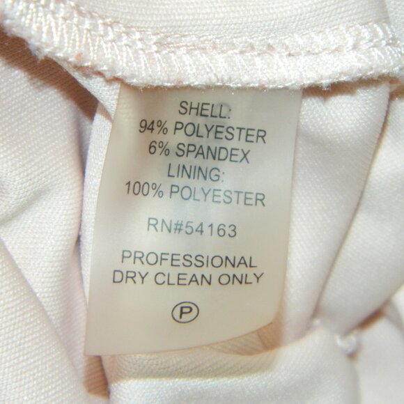 Calvin Klein Soft Pink 3/4 Quarter Inch Bell Cuff Sleeve Shift Dress Size 8 - Picture 14 of 16